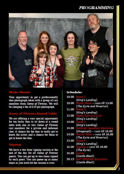 TitanCon 2012 programme - page 3