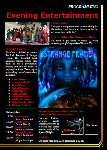 TitanCon 2012 programme - page 7