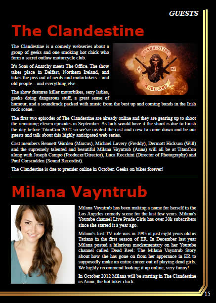 TitanCon 2012 programme - page 15