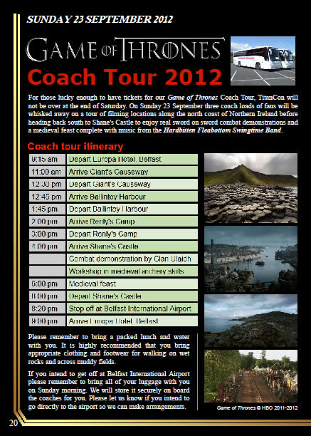 TitanCon 2012 programme - page 20