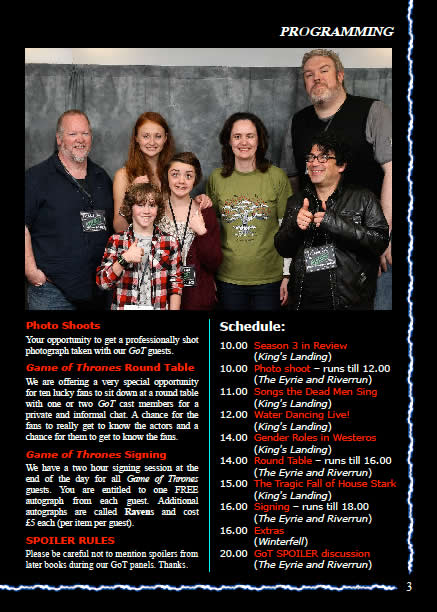 TitanCon 2013 programme - page 3