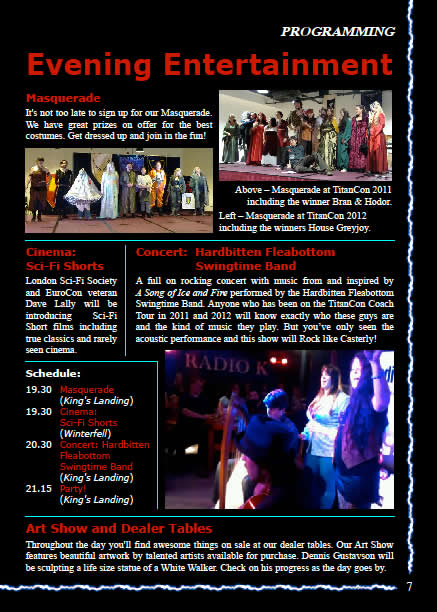 TitanCon 2013 programme - page 7