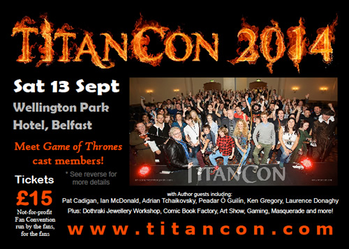 TitanCon 2014 Flyer Front