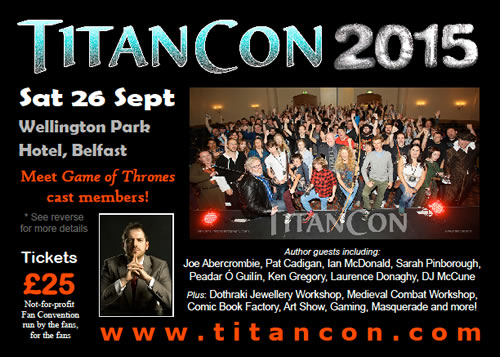 TitanCon 2015 Flyer Front